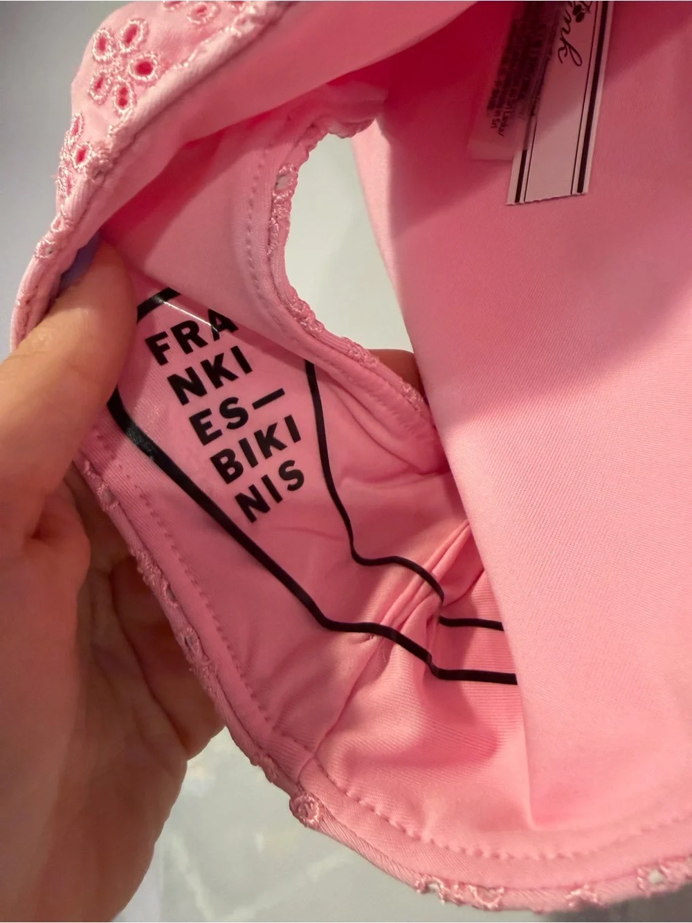 Pink Eyelet NWT Frankie Bikini x Victorias Secret PINK Bikini Bottom